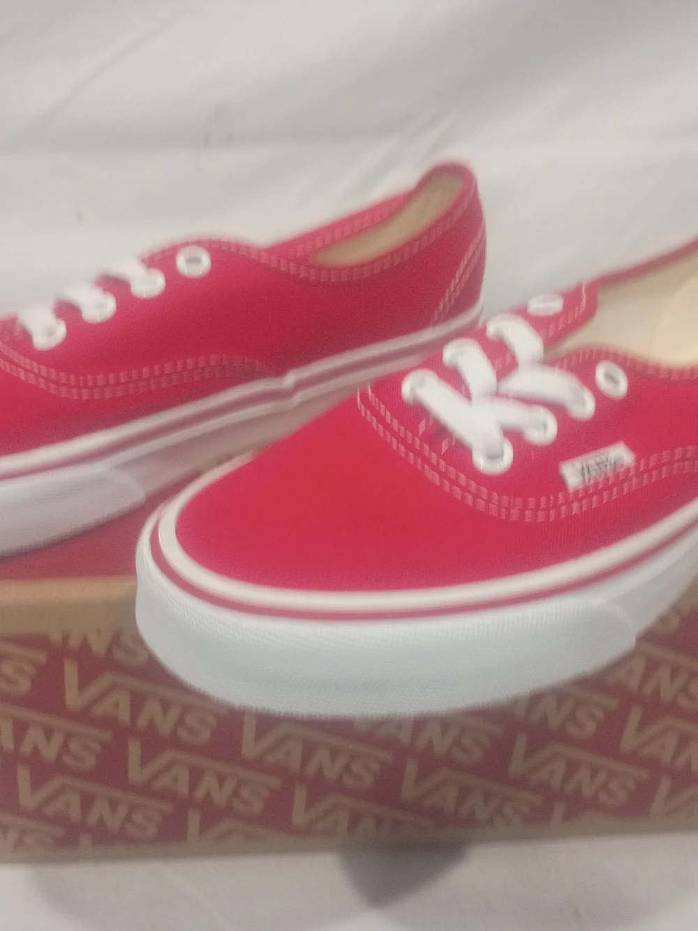 Vans Kids Authentic Canvas Sneaker - Red